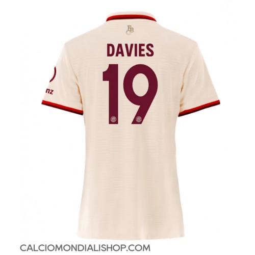 Maglie da calcio Bayern Munich Alphonso Davies #19 Terza Maglia Femminile 2024-25 Manica Corta